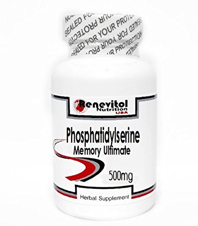 Phosphatidylserine Memory Ultimate 500mg 200 Capsules ~ Renevitol