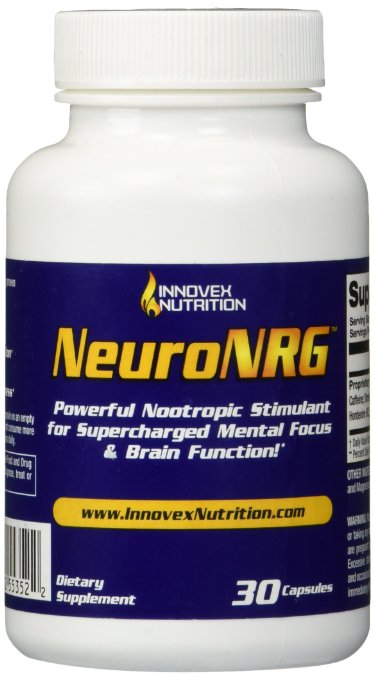 NeuroNRG - Powerful stimulant for daily focus Provides all day long increased brain function mental focus and enhanced energy