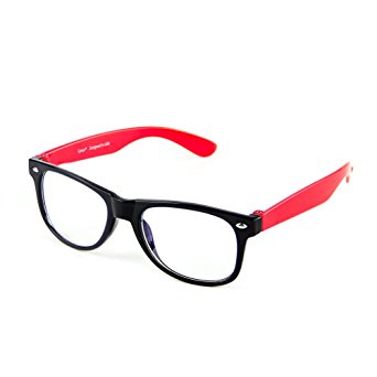 Cyxus Blue Light Blocking Glasses for Kids and Teens, Anti Eye Strain UV Computer Eyewear Clear Lens