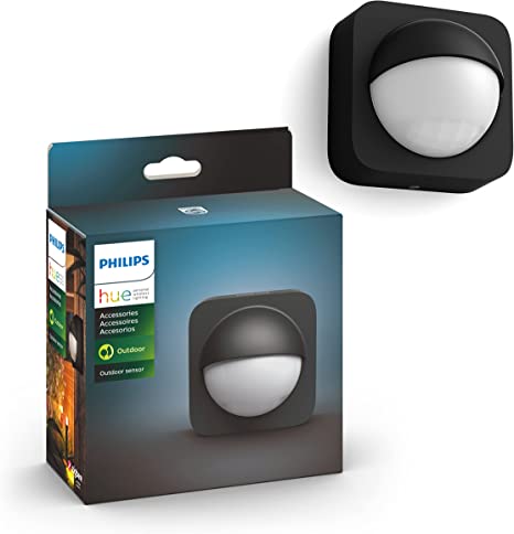 Philips Hue 570985 Outdoor Motion Sensor, Black