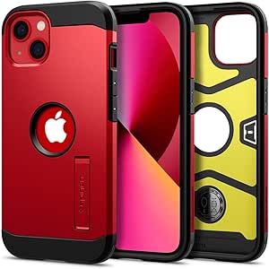 Spigen Tough Armor Case Compatible with iPhone 13 - Red