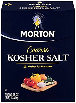 Morton Coarse Kosher Salt Box, 3 Pound