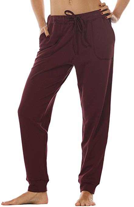 icyzone Women's Active Joggers Sweatpants - Athletic Yoga Lounge Pants with Pockets