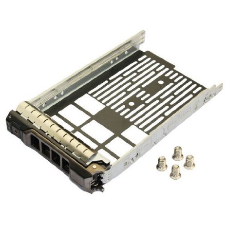 ESYNiC F238F 3.5' SAS SATA HDD Caddy SCSI Sled Tray for Dell Poweredge T310 R510 R720 R810 R610 NX3000 with 4 Screws