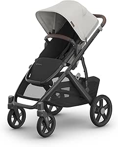 UPPAbaby Vista V3 Stroller - Full Size Single to Double Stroller System - Child Seat, Bug Shield, Rain Cover and Storage Bag Included -