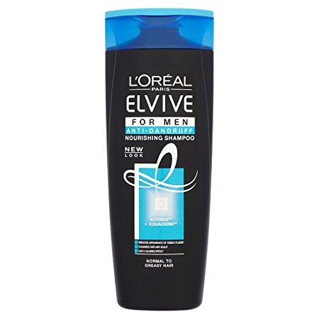 L'Oreal Paris Elvive Men Anti-Dandruff Shampoo 400ml (Pack of 6)