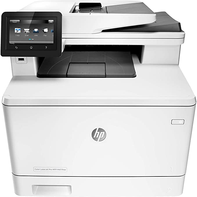 HP LaserJet Pro All-in-One Color Printer, M477FNW - (CF377A) model