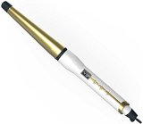 Curling iron Perfectwo Studio Salon Collection Digital Ceramic Curling Wand Hair curler White-Gold