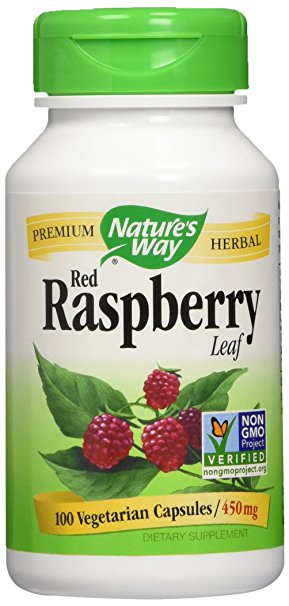 Nature's Way - Red Raspberry Leaves, 480 mg, 100 capsules
