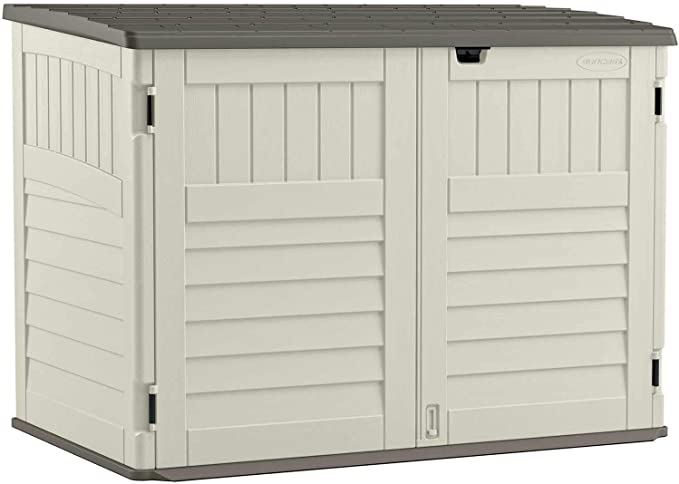 Suncast BMS4700 70 Cu Ft Stow-Away Horizontal Shed, 70-1/2"W x 44-1/2"D x 52" H