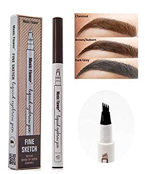 Cloud Retailers Eyebrow Tattoo Pen Microblading-3D Fork Tip-Chestnut