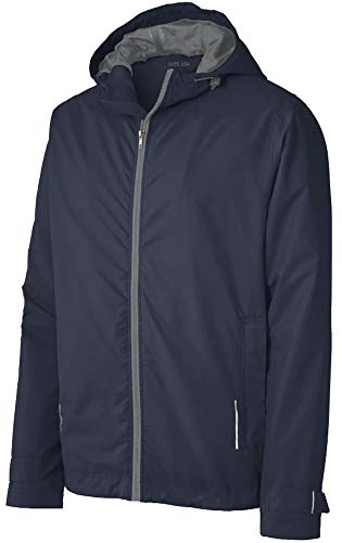 Joe's USA Mens Classic Rain Jackets in 4 Colors, Sizes: XS-4XL