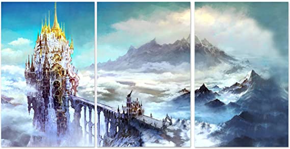 Final Fantasy XIV Ishgard Art set of 3 Posters (16x24)