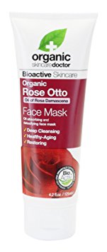 Organic Doctor Rose Otto Face Mask, 4.2 Fluid Ounce