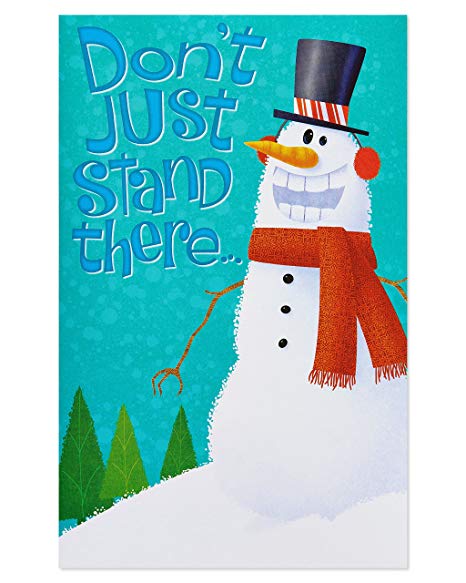 American Greetings Musical Christmas Card (Dancing Snowman)