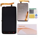 JingXiGuoJi Replacement Digitizer and Touch Screen LCD Assembly with Tools for HTC One X S728e