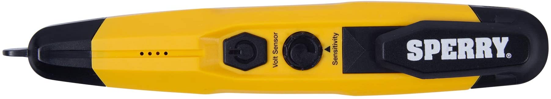 Sperry Instruments VD6509 Adjustable Non-Contact Detector with Flashlight, cETLus Listed, Lifetime Warranty, 1, 5 Clams/Master Voltage Tester, Yellow