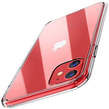 TOZO for iPhone 11 Case 6.1 Inch (2019) Hybrid Soft Grip Matte Finish Clear Back Panel Ultra-Thin [Slim Thin Fit] Cover for iPhone 11 with [Clear]