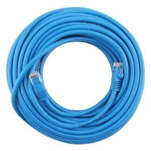 Fosmon Blue Cat5e Ethernet LAN Network Cable Male to Male 200 FT