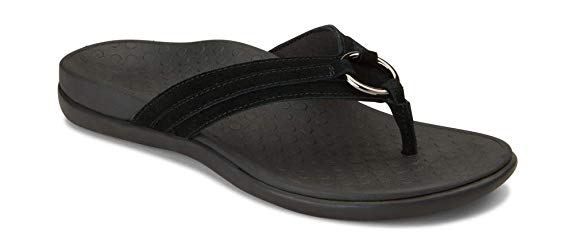 Vionic Women's Tide Aloe Toe-Post Sandal - Ladies Flip- Flop with Concealed Orthotic Arch Support