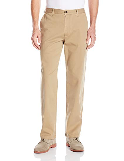 Dockers Men's Washed Khaki Classic-Fit Flat-Front Pant