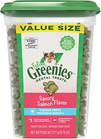 FELINE GREENIES Natural Dental Care Cat Treats 9.75-11 oz