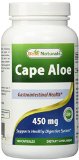 Cape Aloe 450 mg 180 Capsules by Best Naturals - Supports Digestive Health - Manufactured in a USA Based GMP Certified and FDA Inspected Facility and Third Party Tested for Purity Guaranteed