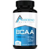 Ascend BCAA Amino Acids Tablets 2000 mg 60 Tablets