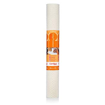Con-Tact Grip Premium Non-Adhesive Shelf Liner, 20-in. x 4-Ft, Bright White