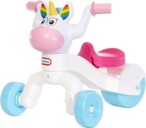 Little Tikes Go & Grow Unicorn Indoor & Outdoor Ride-On Scoot for Preschool Kids Toddlers and Children to Develop Motor Skills for Boys Girls Age 1-3 Years