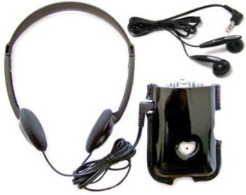 Sonic SuperEar Plus Se7500 Personal Sound Amplifier with Case Headphones and Discreet Earbuds