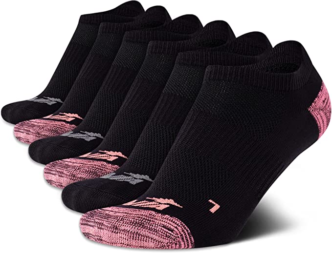 Avia Women's No Show Low Cut Running Socks (6 Pack)