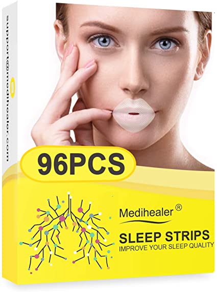96PCS Mouth Strips for Sleeping, Mouth Tape for Snoring Relief,Gentle Mouth Strips for Mouth Breather,Less Mouth Breathing and Better Nose Breathing,Sleep Strips for Improved Nighttime Sleep