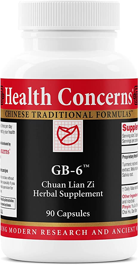 Health Concerns - GB-6 - Gallbladder and Liver Support - 90 Capsules