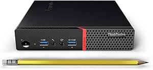 Lenovo ThinkCentre M700 Tiny Form Factor Computer PC, 3.10 GHz Intel i3 Dual Core Gen 6, 8GB DDR4 RAM, 120GB Solid State Drive (SSD) SSD Hard Drive, Windows 10 Professional 64Bit (Renewed)