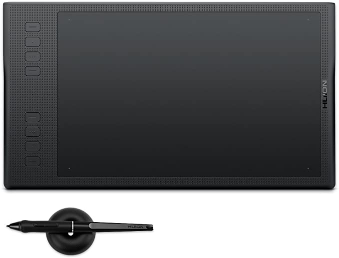 HUION Wireless Graphic Drawing Tablet Inspiroy Q11K V2 with Stylus Tilt Function Battery-Free Stylus 8192 Pen Pressure 11 inch