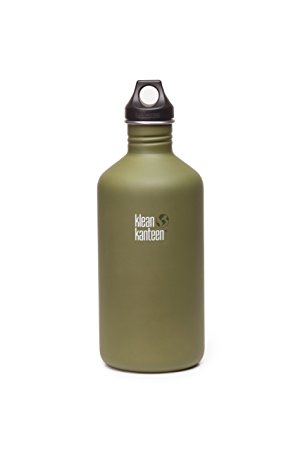 Klean Kanteen 64 oz Stainless Steel Water Bottle (Loop Cap in Black)