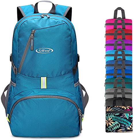 G4Free Lightweight Packable Travel Hiking Backpack 40L Handy Foldable Camping Outdoor Backpack Daypack