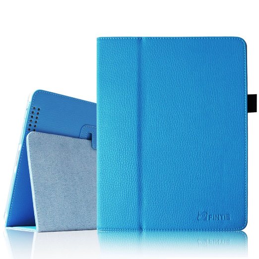 Fintie iPad 2/3/4 Case - Slim Fit Folio Case with Smart Cover Auto Sleep / Wake Feature for Apple iPad 2, the new iPad 3 & iPad 4th Generation with Retina Display, Blue