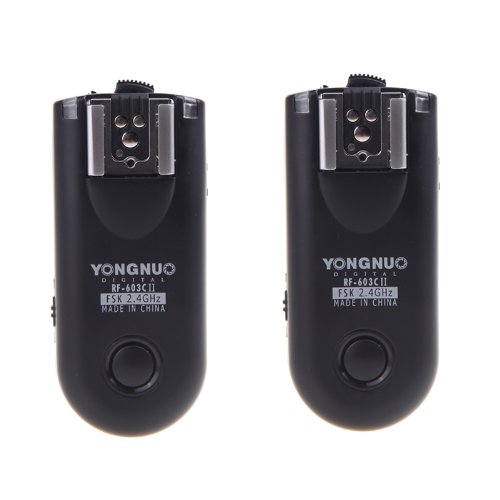 Yongnuo RF-603 C1 Kit Wireless Flash Trigger Transceiver For Canon C1 550D 600D 1000D 60D 500D 450D 400D 350D 300D