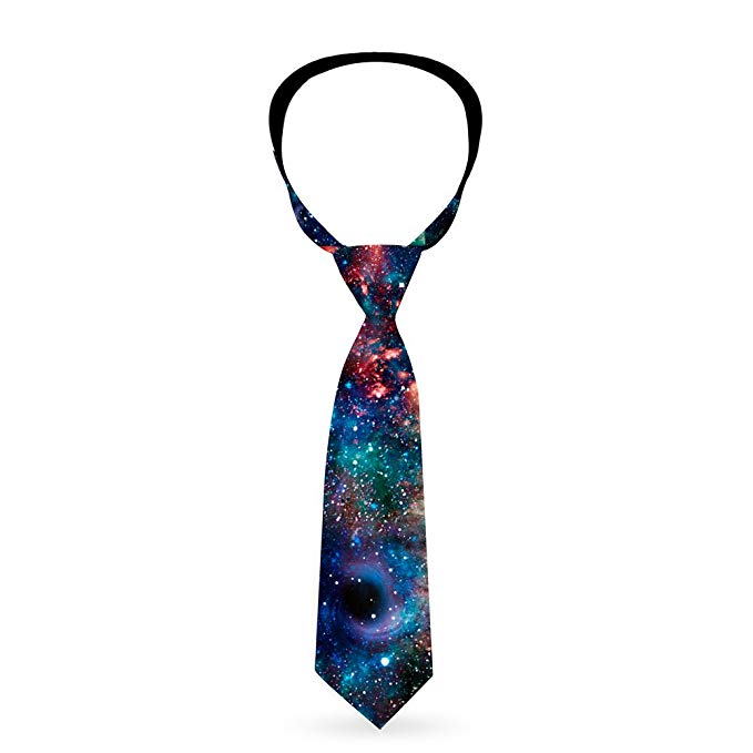 Outer Space Another Galaxy White Light Neck Tie