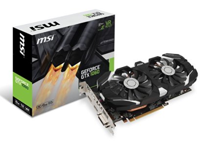 MSI GAMING GeForce GTX 1060 6GB GDDR5 DirectX 12 VR Ready (GeForce GTX 1060 6GT OC)