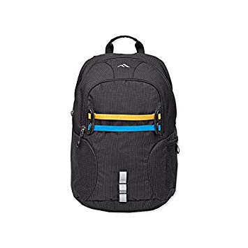 Brenthaven Tred Alpha Backpack Fits Up to 15 Inch Chromebooks, Laptops, Notebooks, and Tablets for K-12 Students, Teachers and Kids-Black, Durable, Rugged Protection from Impact and Compression