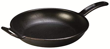 Lodge P12S3 12-Inch Pro-Logic Pre-Seasoned Skillet (Black)