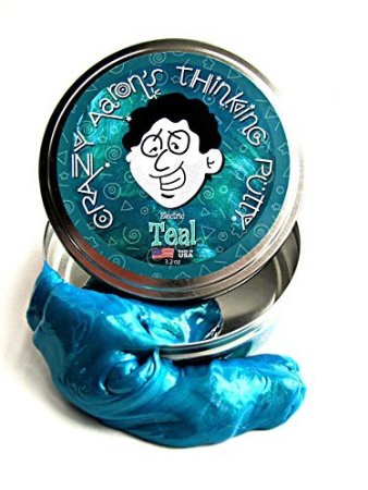 Crazy Aaron's Thinking Putty NEW Electric Teal!!