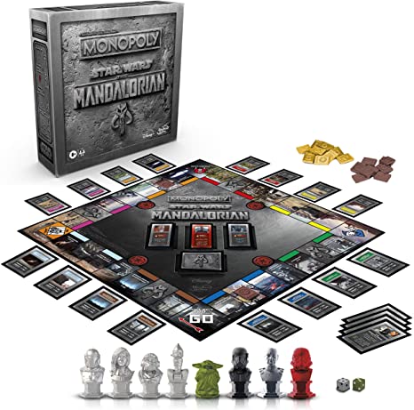 Monopoly: Star Wars The Mandalorian Edition Board Game, Protect The Child ("Baby Yoda") From Imperial Enemies