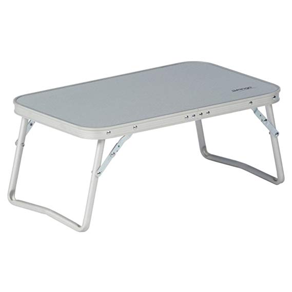 Vango Cypress Folding Low Camping Table, Silver, 56 cm x 34 cm x 24 cm