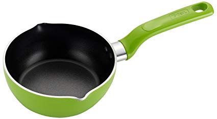 T-fal C96899 Excite Nonstick Dishwasher and Oven Safe PFOA Free Saucier Cookware, 0.85-Quart, Green