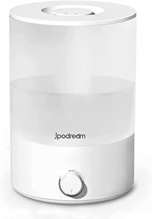 Humidifier with Essential Oil Diffuser: 2.5L Ultrasonic Cool Mist Humidifier for Bedroom Room Baby Kids - Top Fill Air Humidifier with 28dB Quiet Operation | Auto Shut Off | Adjustable Mist Output & 12-30H of Run Time