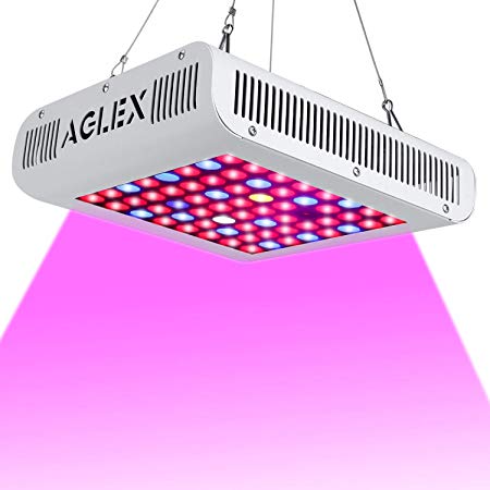 LED Grow Light 600W, Full Spectrum Reflector Series LED Plant Grow Light with UV & IR, Veg and Bloom Switch, for Indoor palnts (AGLEX)